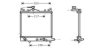 ASHUKI K453-36 Radiator, engine cooling